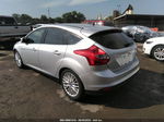 2014 Ford Focus Titanium Серебряный vin: 1FADP3N22EL355109