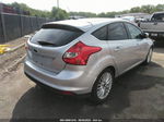 2014 Ford Focus Titanium Серебряный vin: 1FADP3N22EL355109