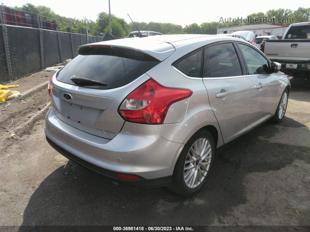 2014 Ford Focus Titanium Silver vin: 1FADP3N22EL355109