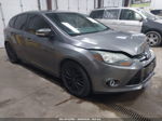 2014 Ford Focus Titanium Серый vin: 1FADP3N22EL413784