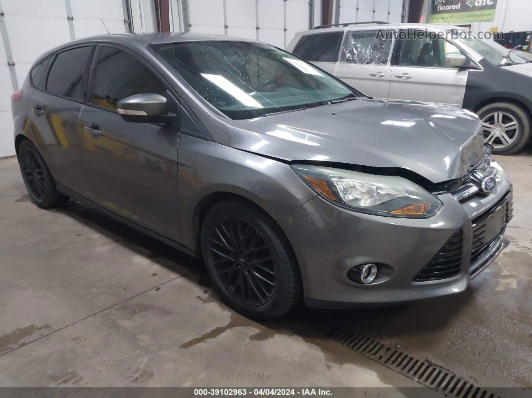 2014 Ford Focus Titanium Gray vin: 1FADP3N22EL413784