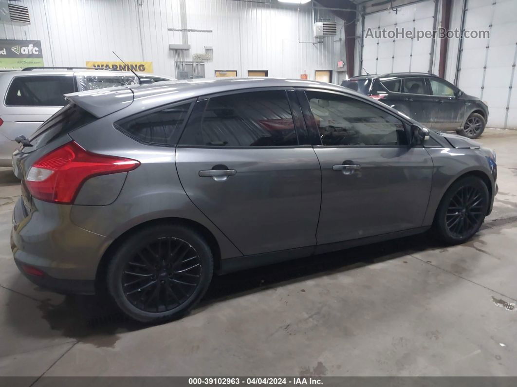 2014 Ford Focus Titanium Серый vin: 1FADP3N22EL413784