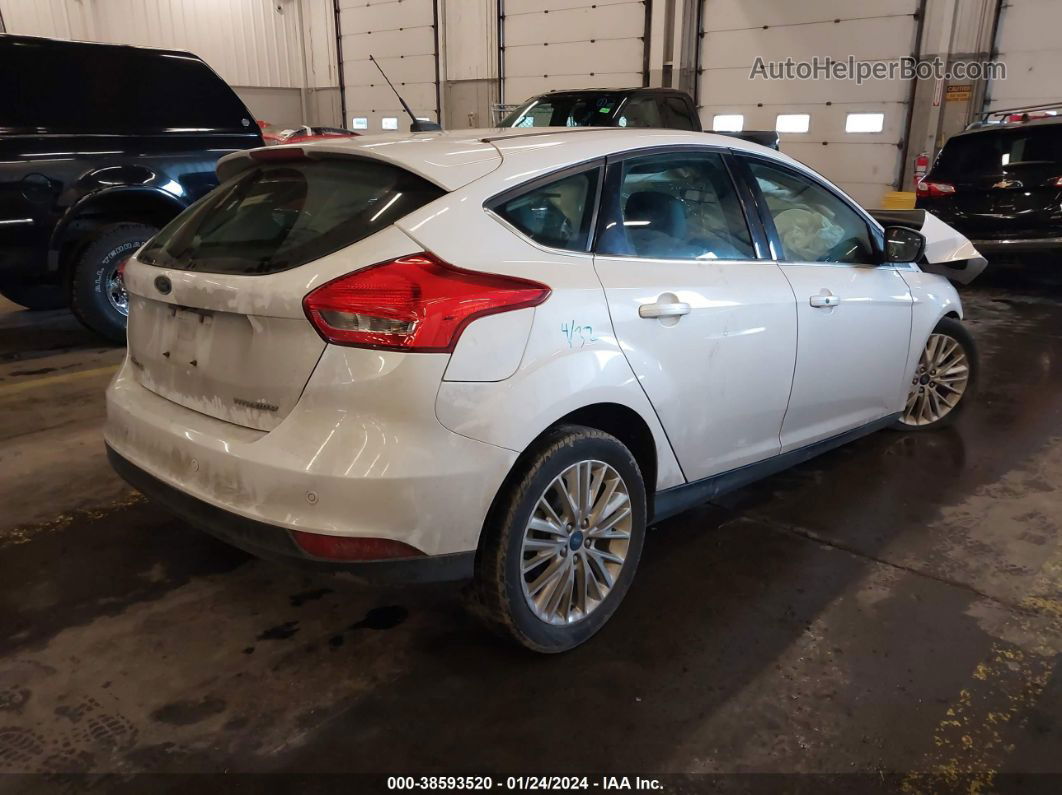 2016 Ford Focus Titanium White vin: 1FADP3N22GL306530