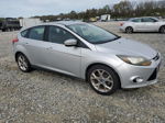 2013 Ford Focus Titanium Серебряный vin: 1FADP3N23DL203287