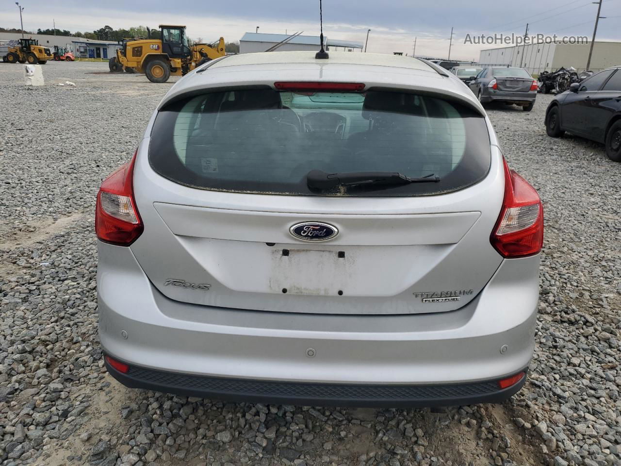 2013 Ford Focus Titanium Silver vin: 1FADP3N23DL203287