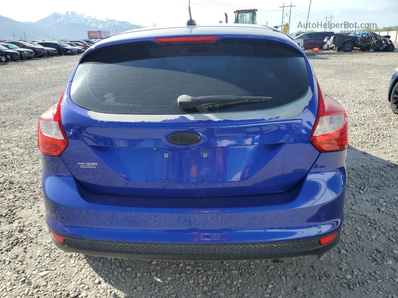 2013 Ford Focus Titanium Синий vin: 1FADP3N23DL227086