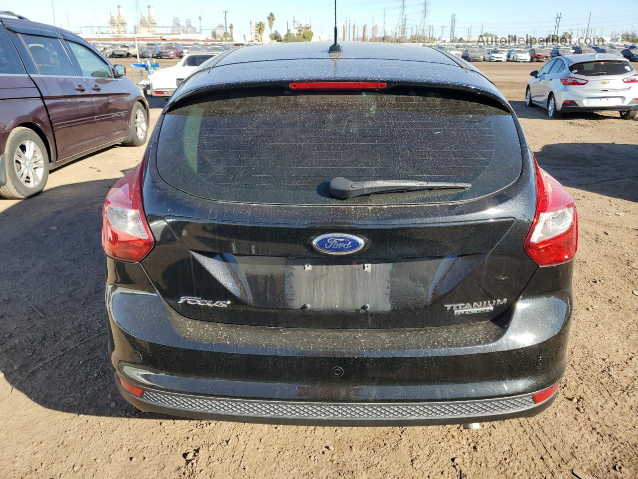 2013 Ford Focus Titanium Black vin: 1FADP3N23DL235446