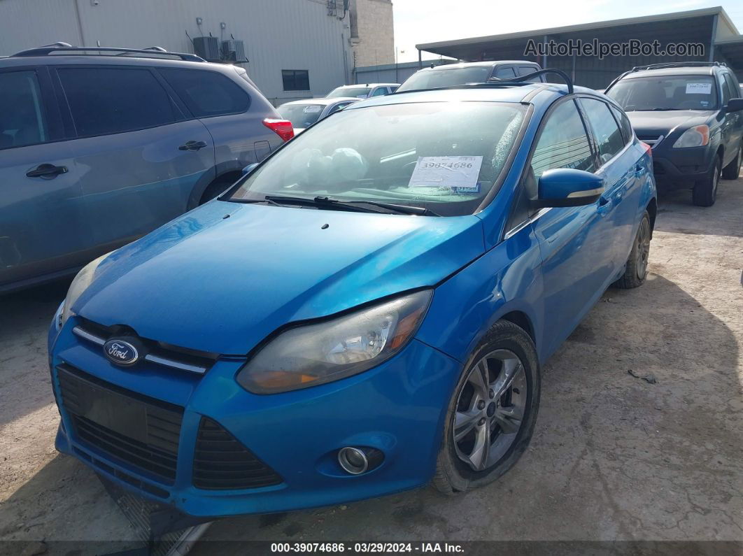 2013 Ford Focus Titanium Blue vin: 1FADP3N23DL255020