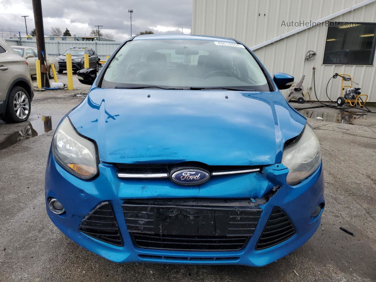 2013 Ford Focus Titanium Blue vin: 1FADP3N23DL283738