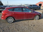 2014 Ford Focus Titanium Red vin: 1FADP3N23EL303729