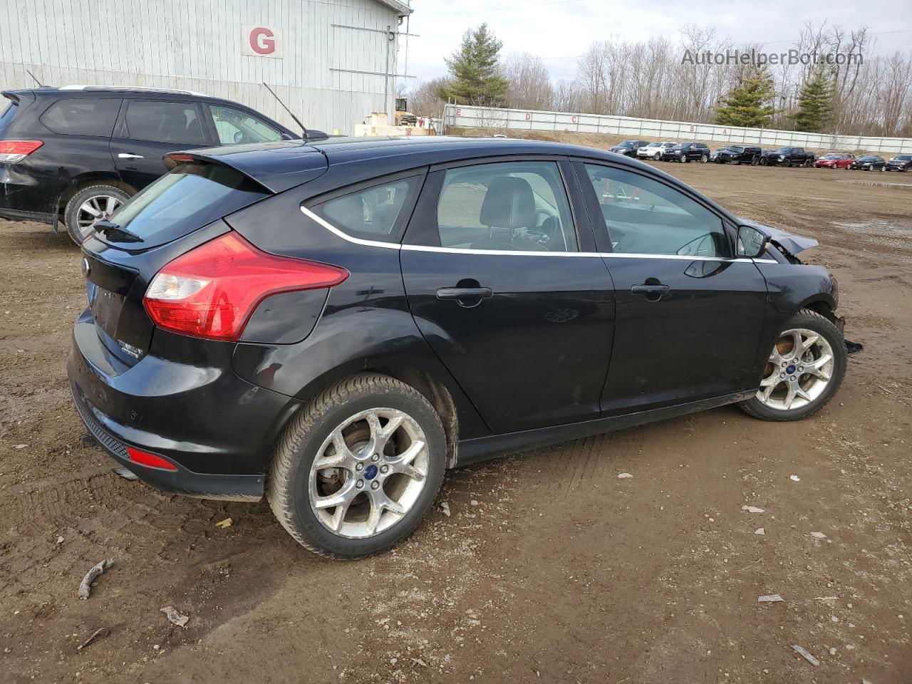 2013 Ford Focus Titanium Черный vin: 1FADP3N24DL312924