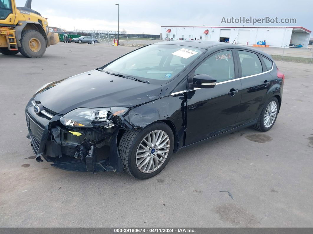 2014 Ford Focus Titanium Черный vin: 1FADP3N24EL224408