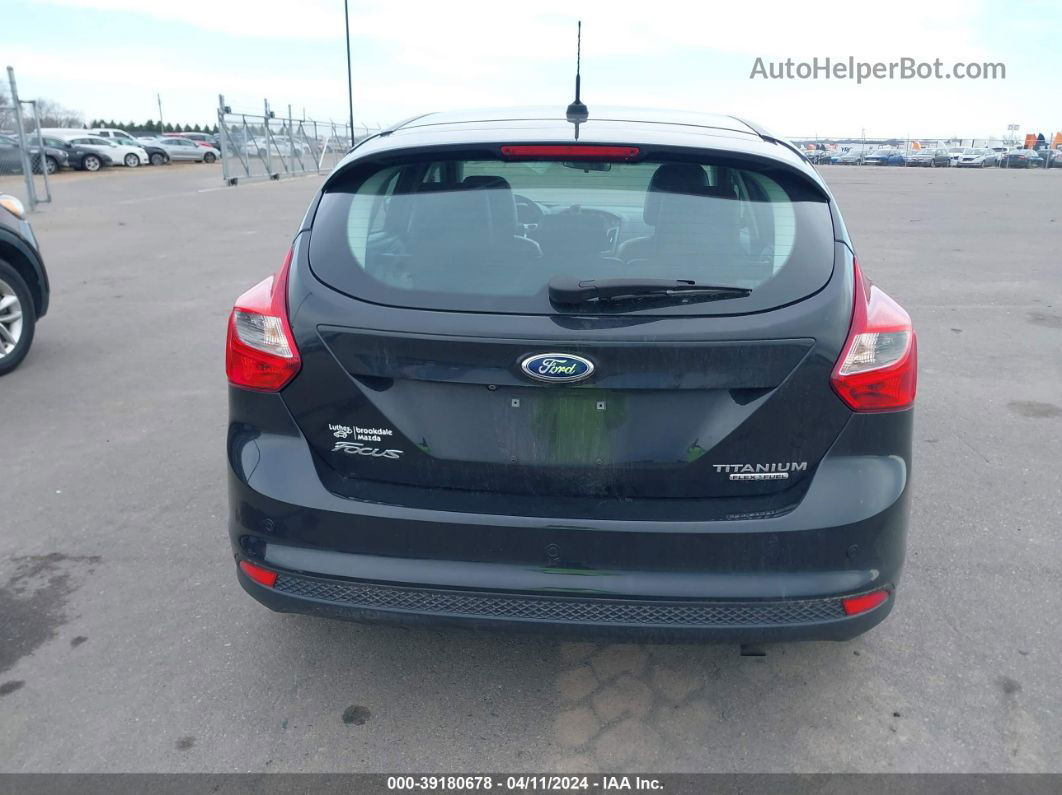 2014 Ford Focus Titanium Черный vin: 1FADP3N24EL224408