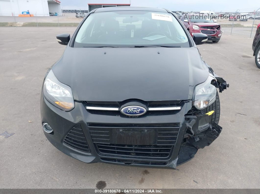 2014 Ford Focus Titanium Черный vin: 1FADP3N24EL224408