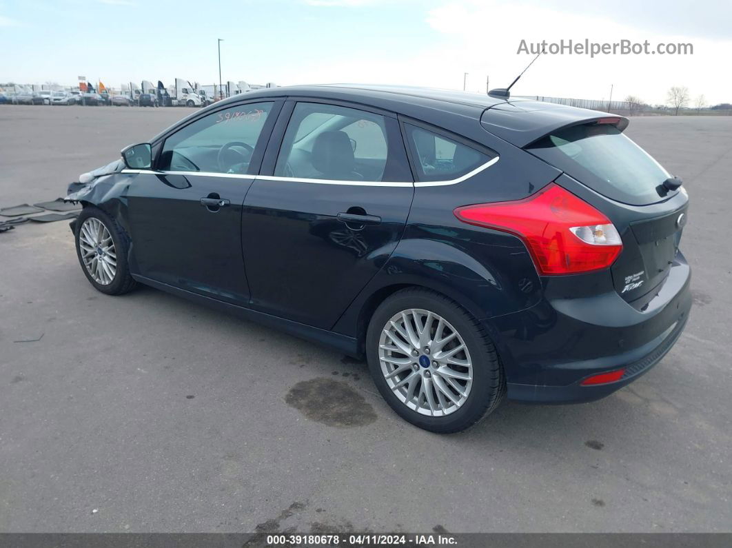 2014 Ford Focus Titanium Черный vin: 1FADP3N24EL224408