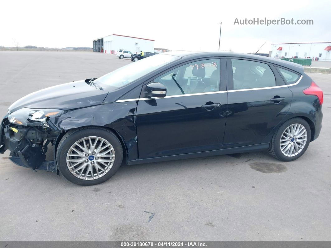 2014 Ford Focus Titanium Черный vin: 1FADP3N24EL224408