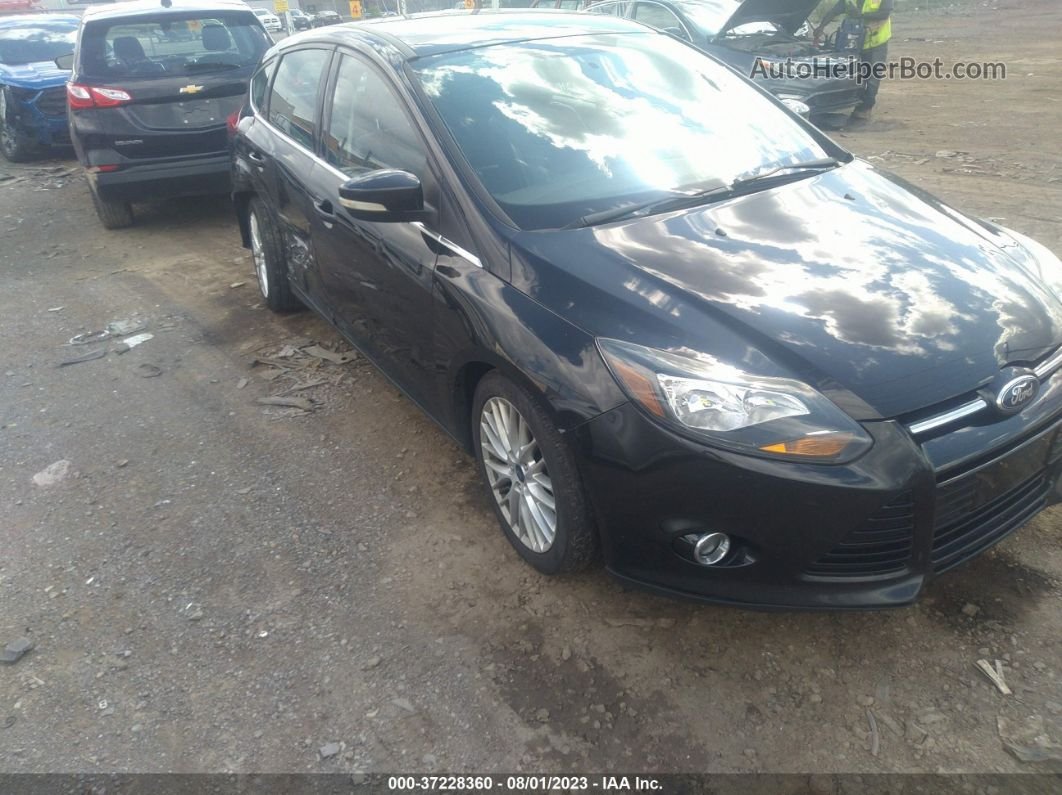 2014 Ford Focus Titanium Черный vin: 1FADP3N24EL463196