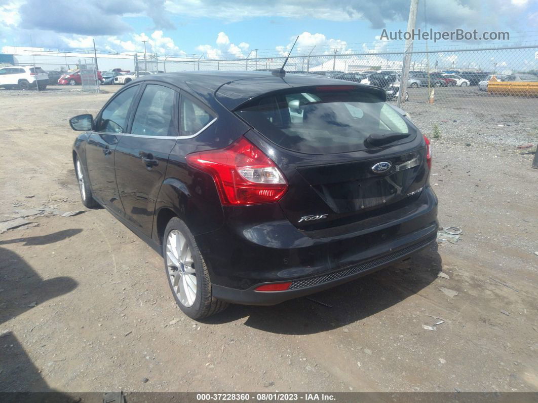 2014 Ford Focus Titanium Черный vin: 1FADP3N24EL463196