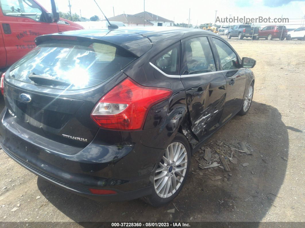 2014 Ford Focus Titanium Черный vin: 1FADP3N24EL463196