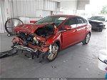 2018 Ford Focus Titanium Red vin: 1FADP3N24JL238724