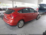 2018 Ford Focus Titanium Red vin: 1FADP3N24JL238724