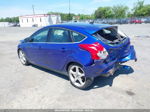 2013 Ford Focus Titanium Blue vin: 1FADP3N25DL121805