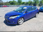 2013 Ford Focus Titanium Blue vin: 1FADP3N25DL121805