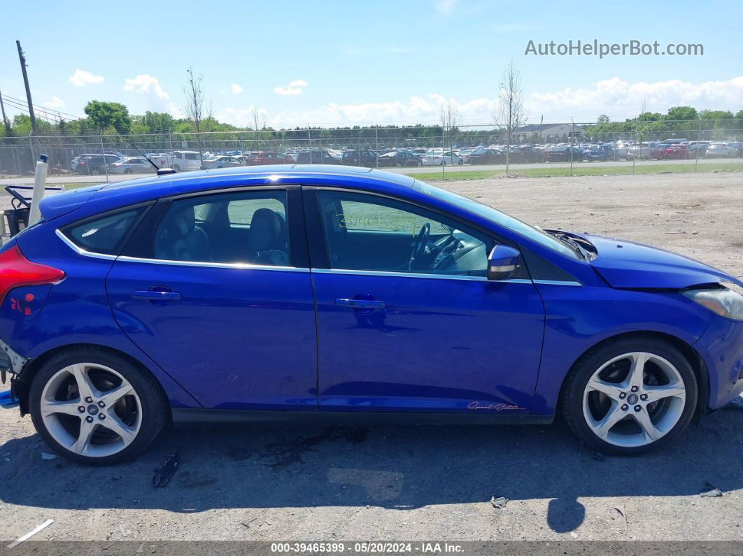 2013 Ford Focus Titanium Blue vin: 1FADP3N25DL121805