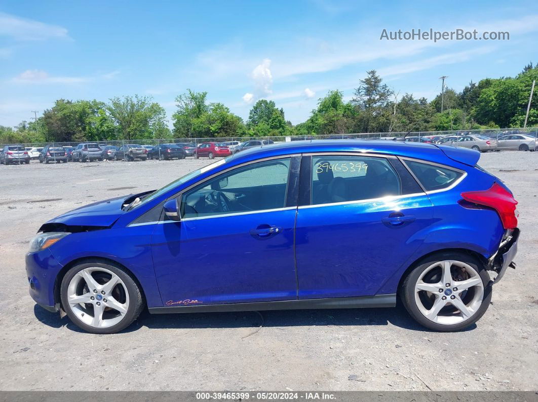 2013 Ford Focus Titanium Blue vin: 1FADP3N25DL121805