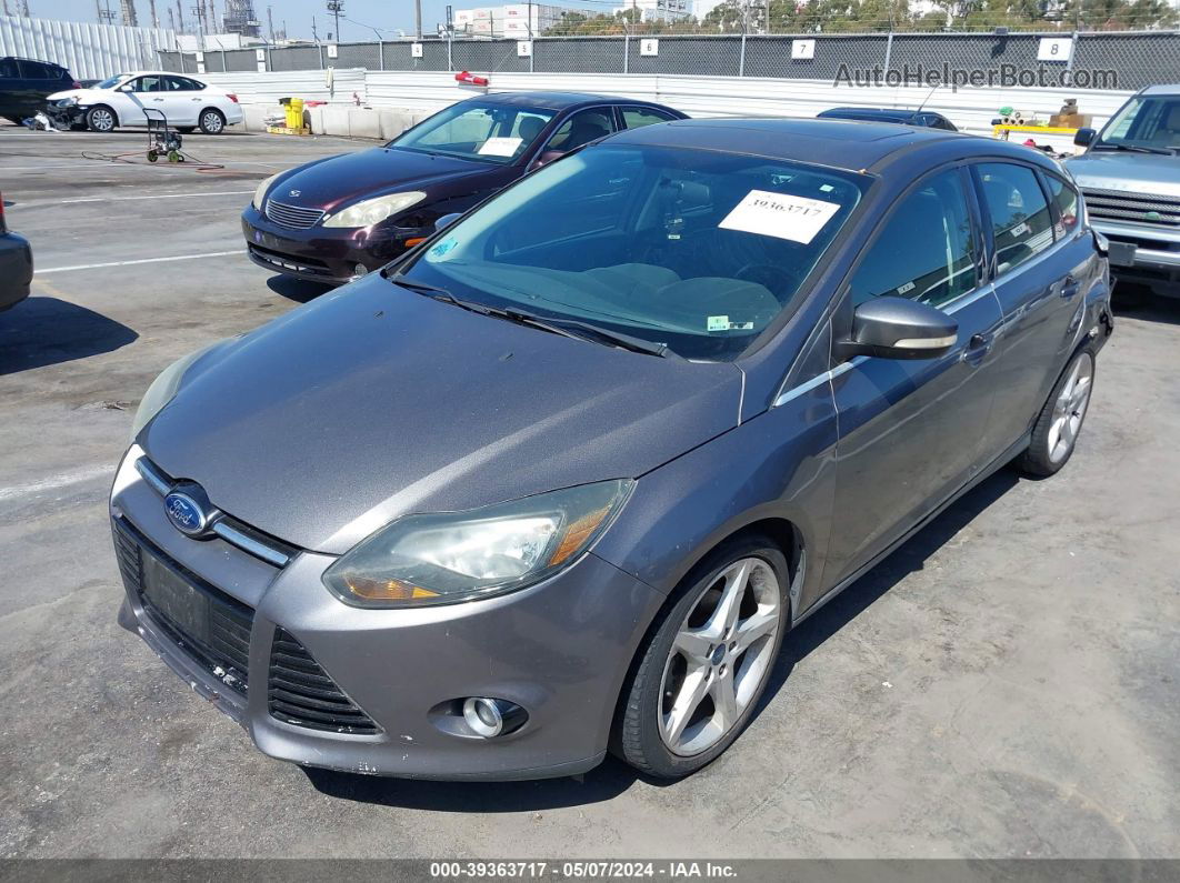 2013 Ford Focus Titanium Gray vin: 1FADP3N25DL221936