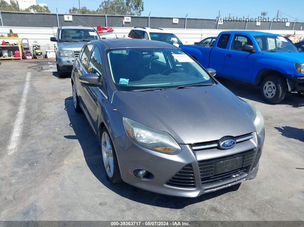 2013 Ford Focus Titanium Gray vin: 1FADP3N25DL221936