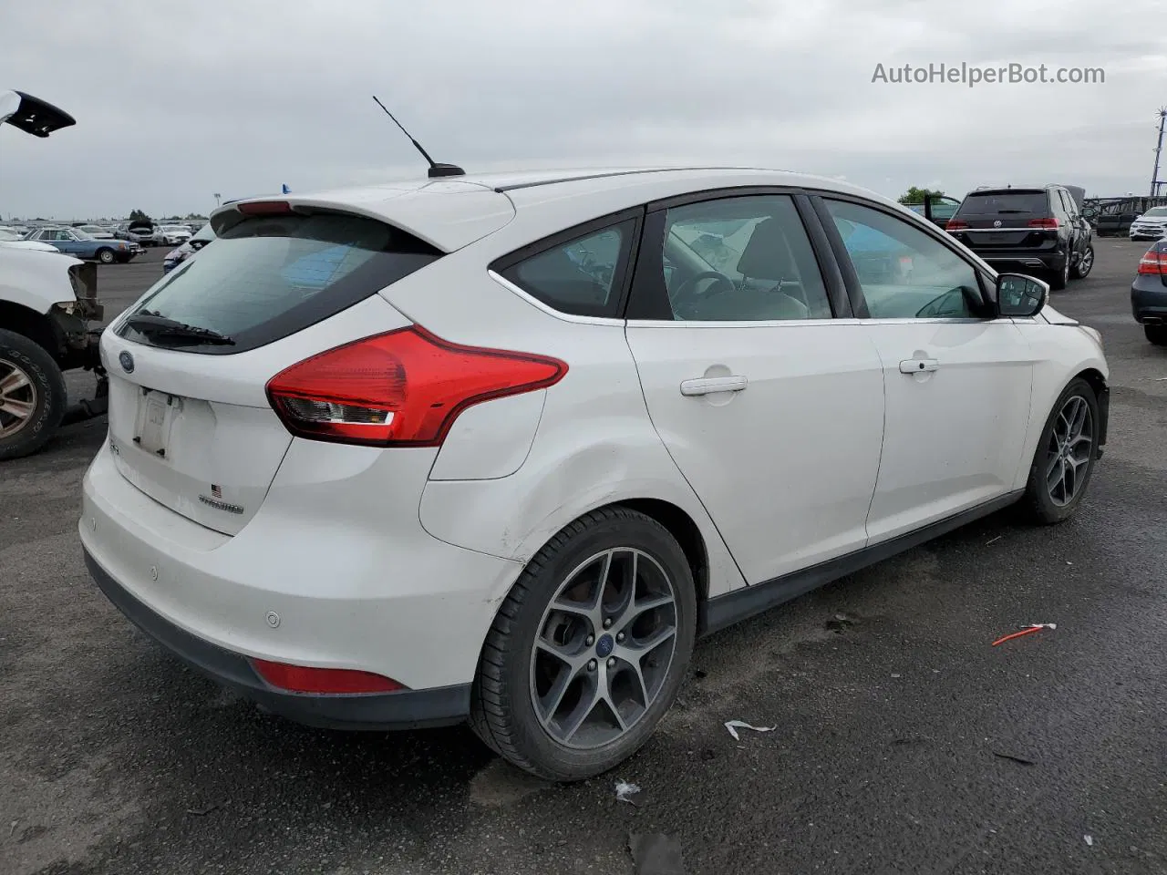 2016 Ford Focus Titanium Blue vin: 1FADP3N25GL307915