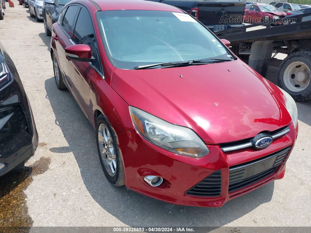 2013 Ford Focus Titanium Red vin: 1FADP3N26DL226322