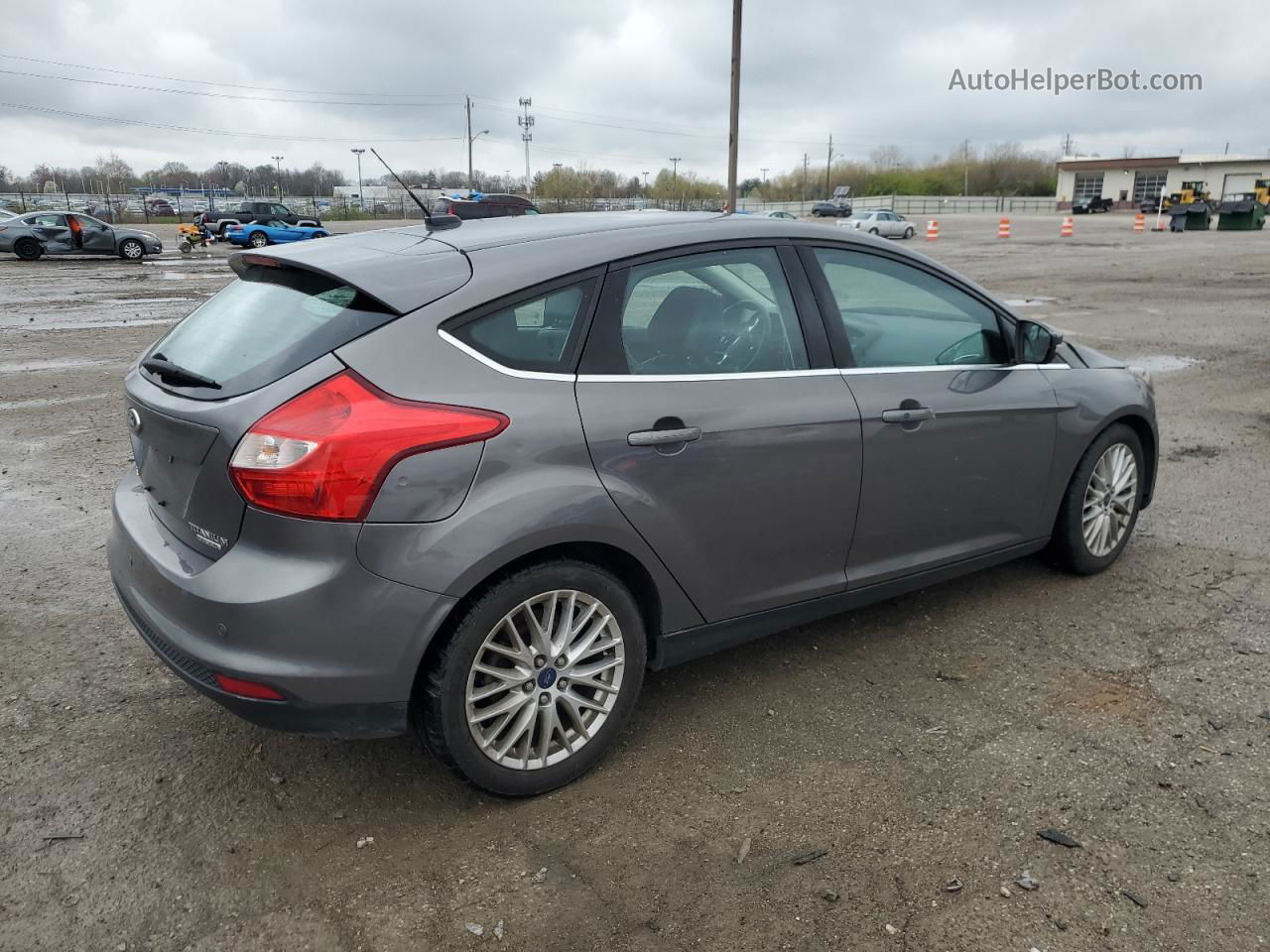 2014 Ford Focus Titanium Gray vin: 1FADP3N26EL383625