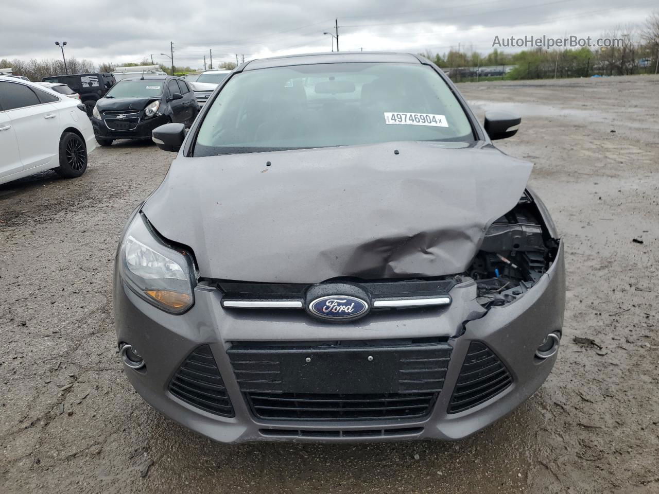 2014 Ford Focus Titanium Gray vin: 1FADP3N26EL383625