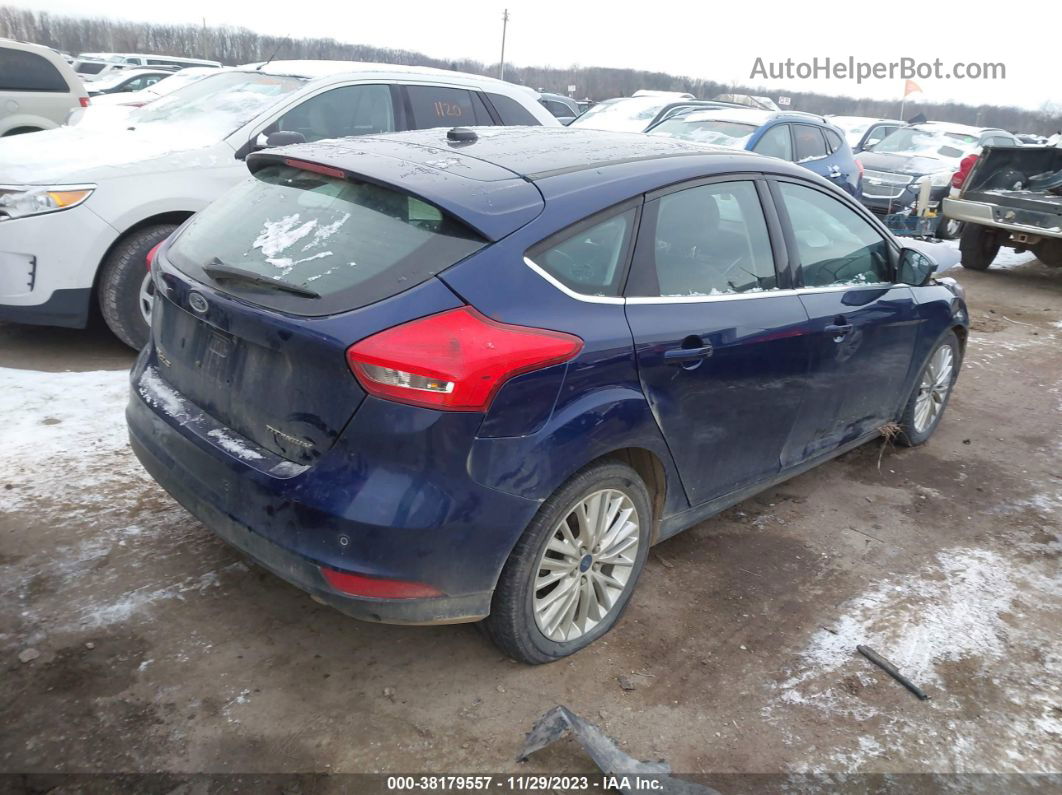 2017 Ford Focus Titanium Blue vin: 1FADP3N26HL233373