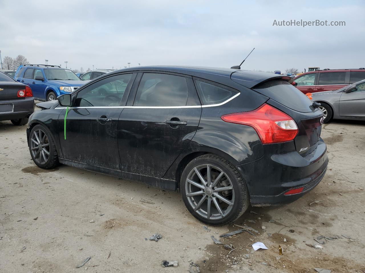 2013 Ford Focus Titanium Черный vin: 1FADP3N27DL149931