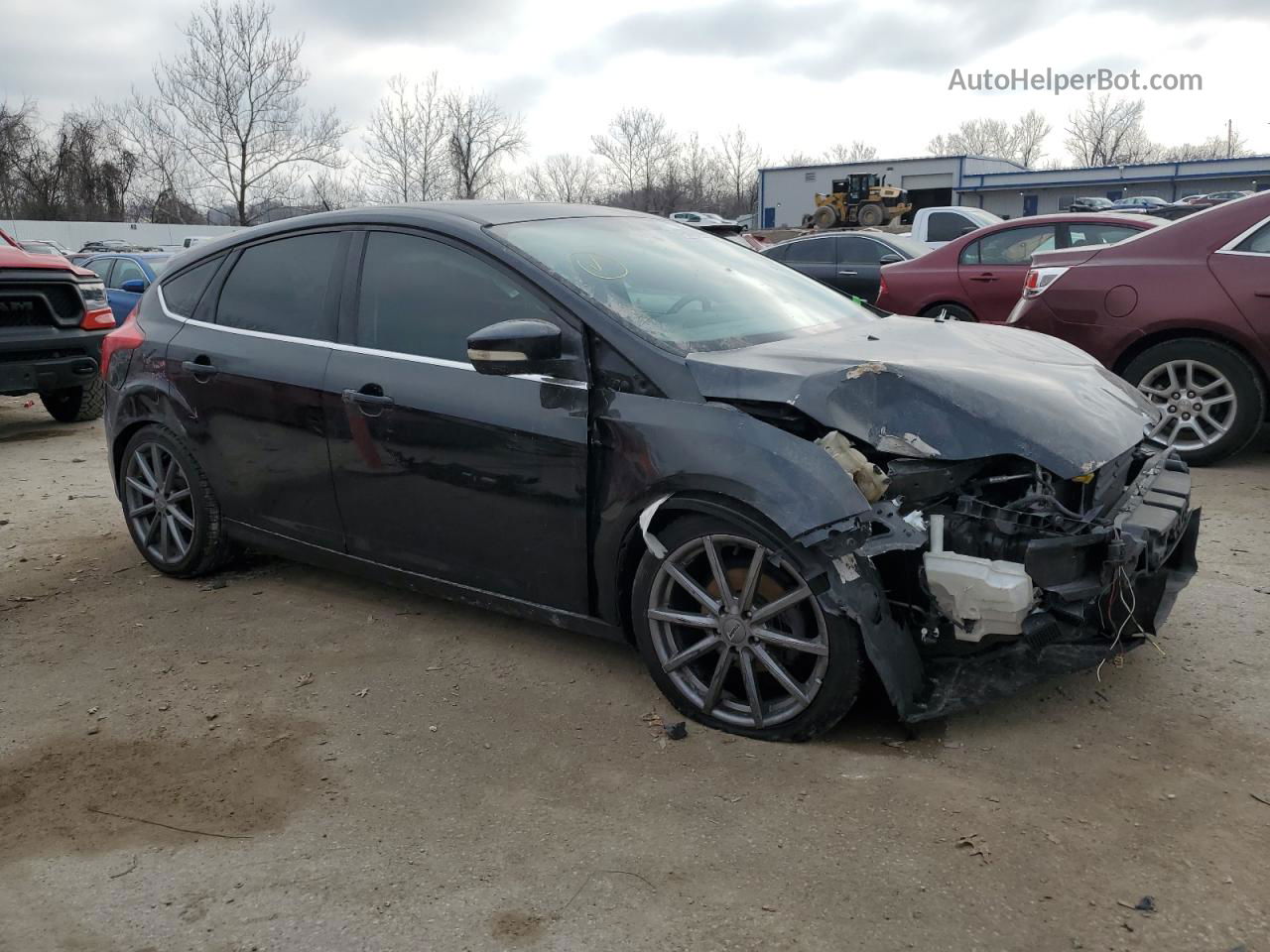 2013 Ford Focus Titanium Black vin: 1FADP3N27DL149931