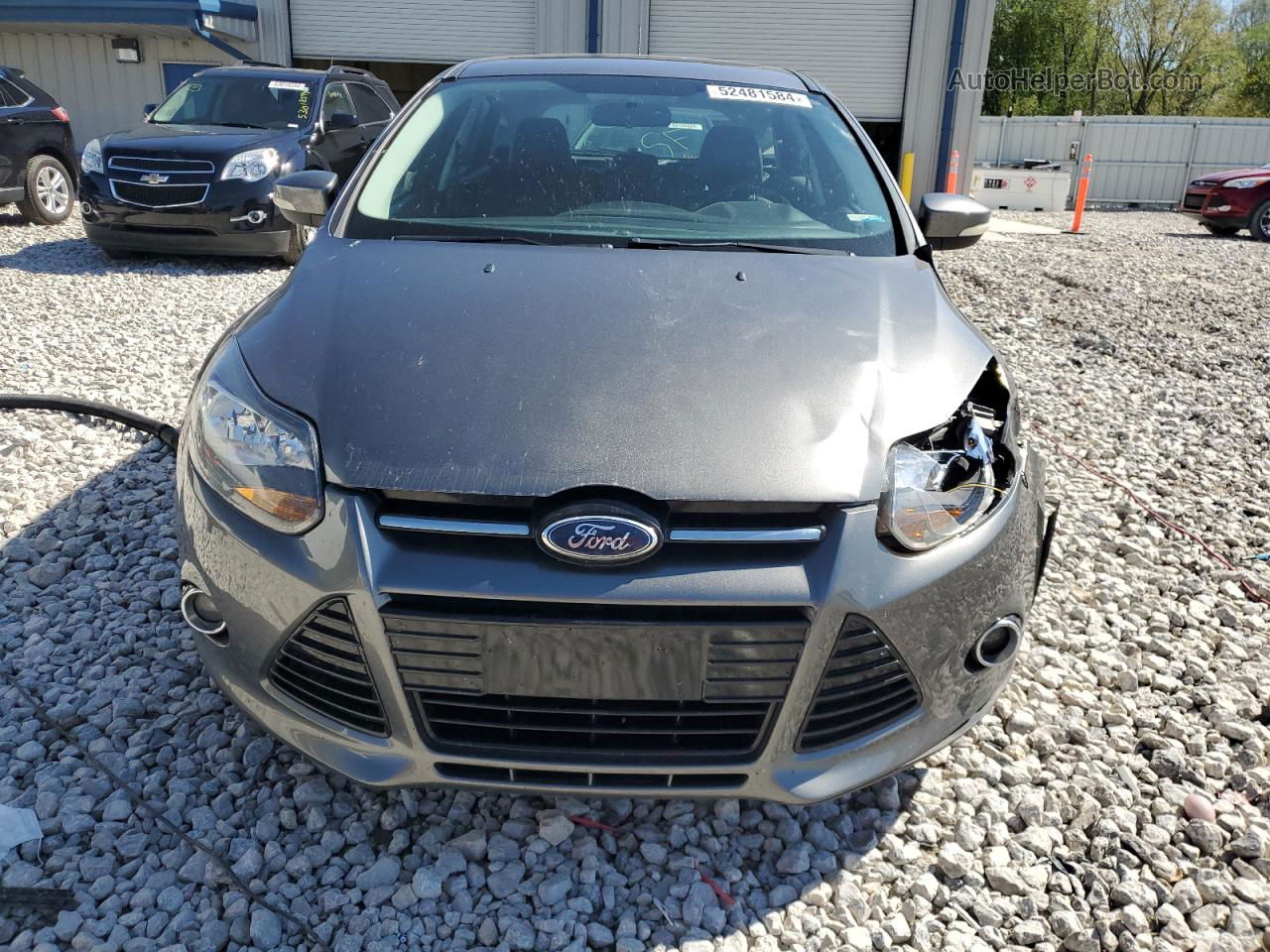 2013 Ford Focus Titanium Gray vin: 1FADP3N27DL150982