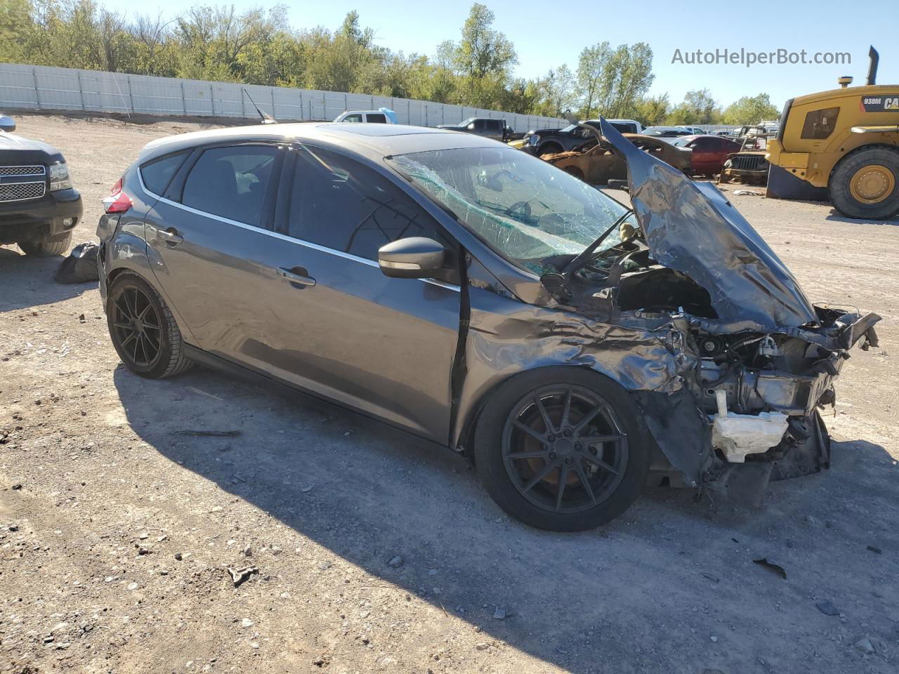 2013 Ford Focus Titanium Silver vin: 1FADP3N27DL270717