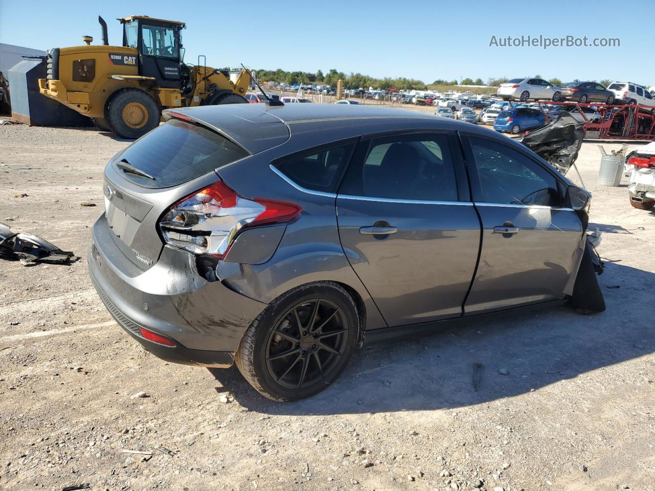 2013 Ford Focus Titanium Silver vin: 1FADP3N27DL270717