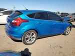 2013 Ford Focus Titanium Teal vin: 1FADP3N27DL284648