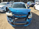 2013 Ford Focus Titanium Teal vin: 1FADP3N27DL284648