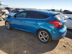 2013 Ford Focus Titanium Teal vin: 1FADP3N27DL284648