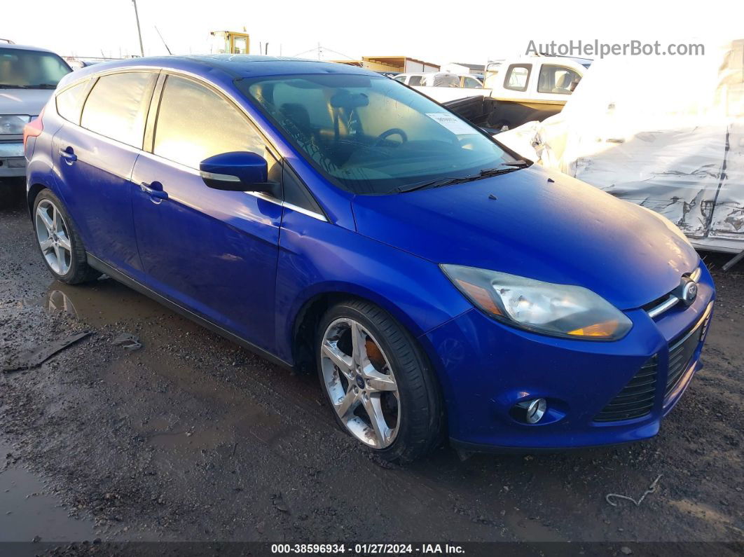 2014 Ford Focus Titanium Blue vin: 1FADP3N27EL412792