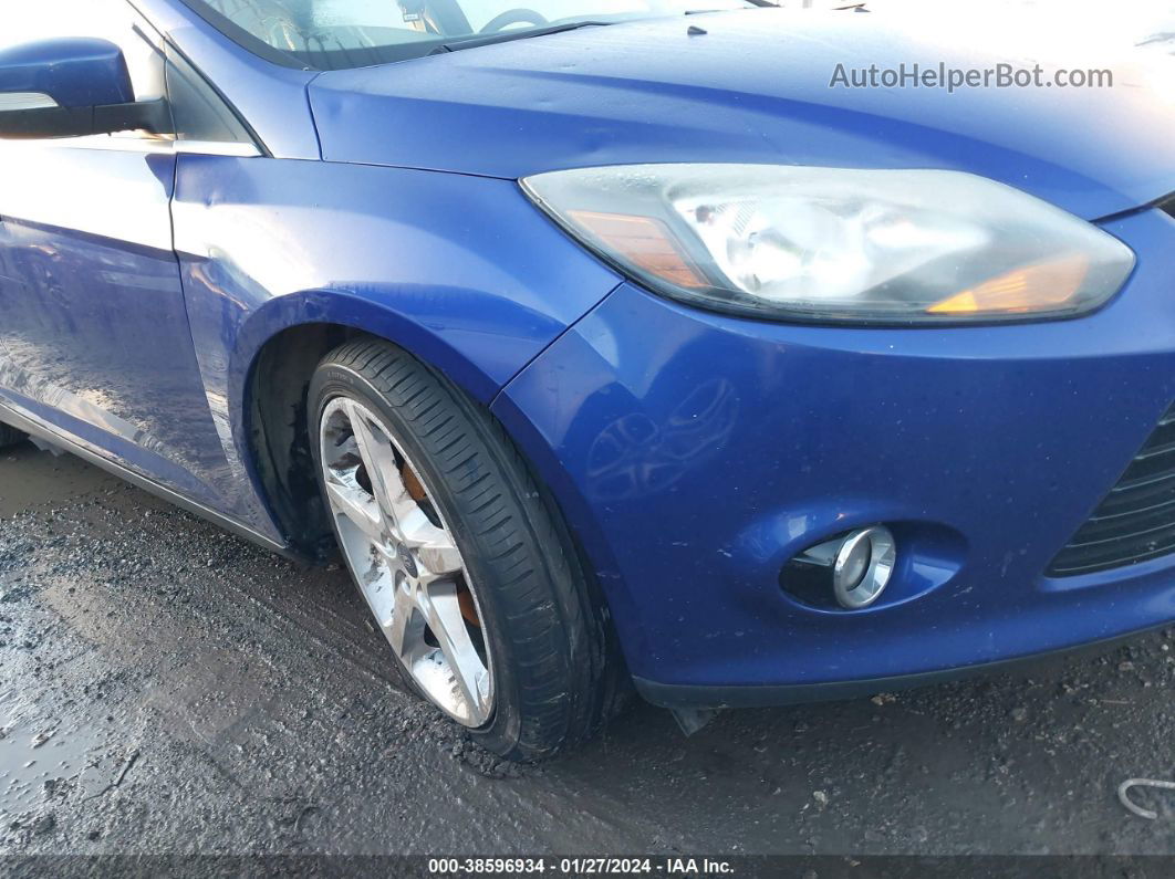 2014 Ford Focus Titanium Blue vin: 1FADP3N27EL412792