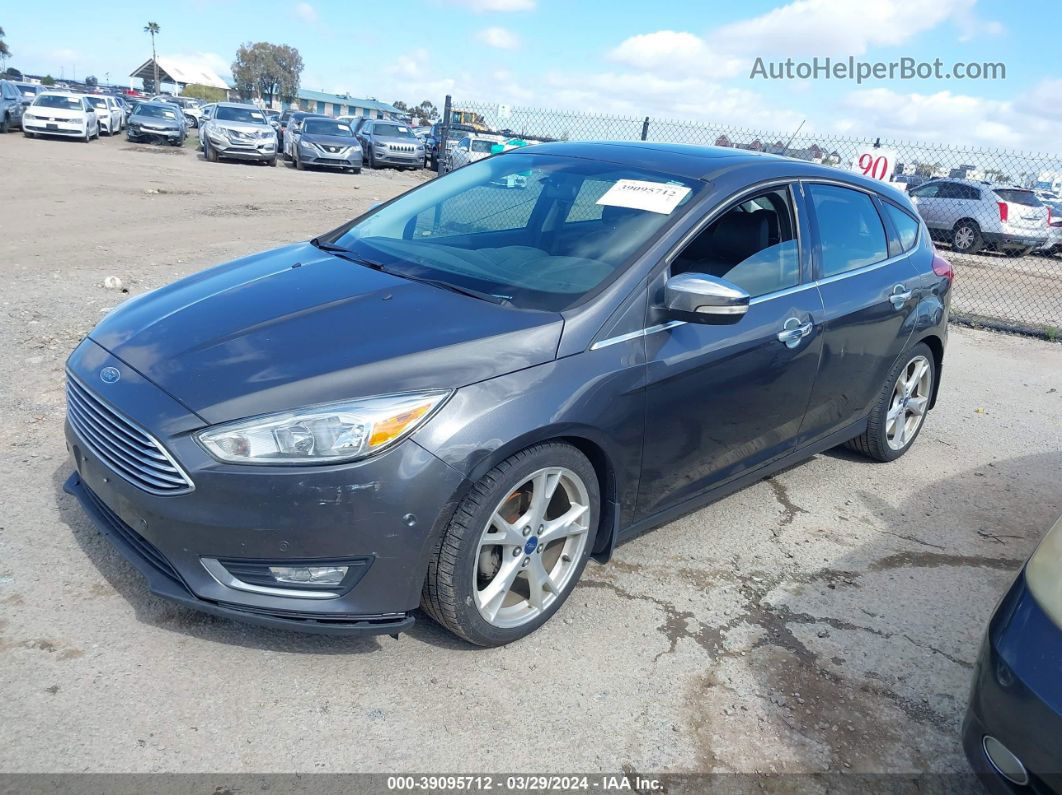 2015 Ford Focus Titanium Gray vin: 1FADP3N27FL344298