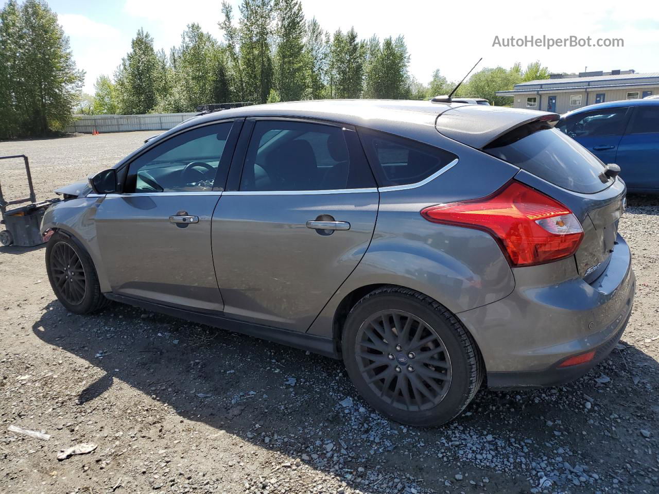 2013 Ford Focus Titanium Charcoal vin: 1FADP3N28DL138887