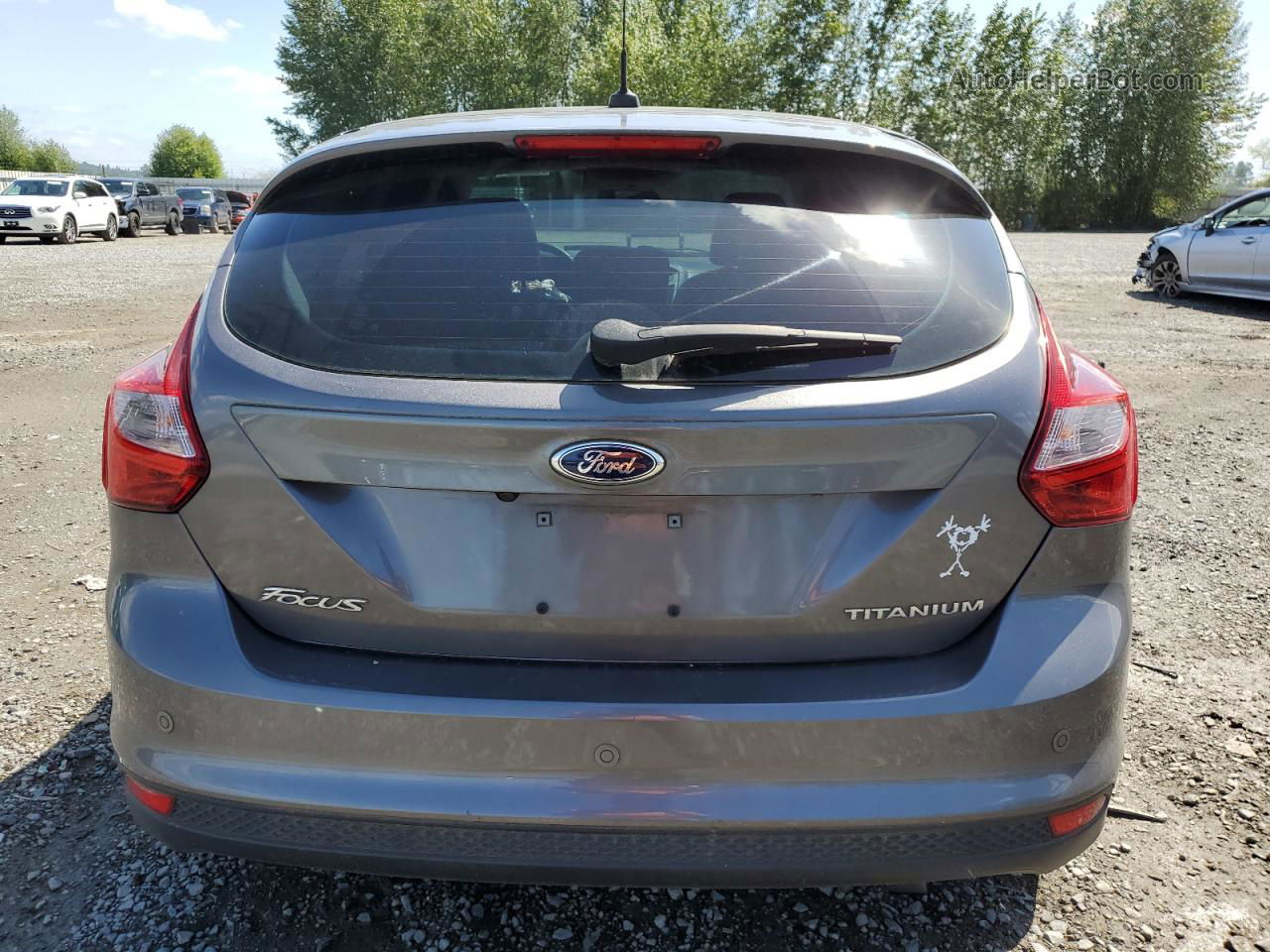 2013 Ford Focus Titanium Charcoal vin: 1FADP3N28DL138887