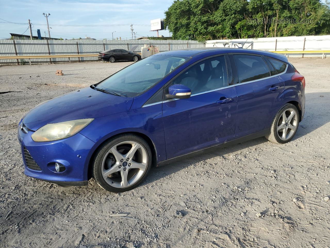 2013 Ford Focus Titanium Blue vin: 1FADP3N28DL220473